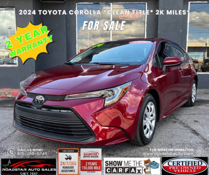 2024 Toyota Corolla for sale at Roadstar Auto Sales Inc in Nashville TN