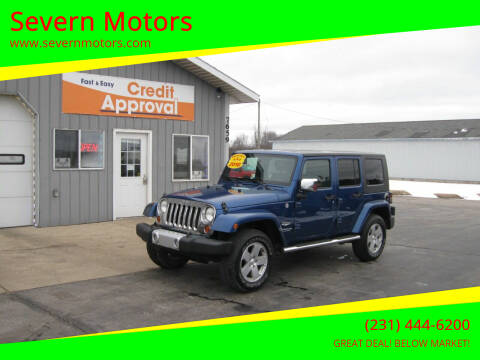 2010 Jeep Wrangler Unlimited for sale at Severn Motors in Cadillac MI
