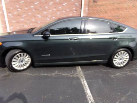 2016 Ford Fusion Hybrid for sale at West End Auto Sales LLC in Richmond VA