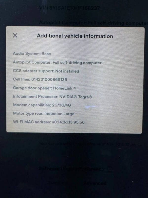 2017 Tesla Model S 75