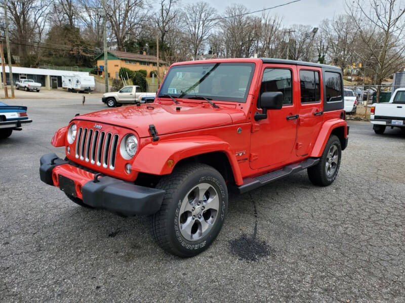 2018 Jeep Wrangler JK Unlimited for sale at John's Used Cars in Hickory NC