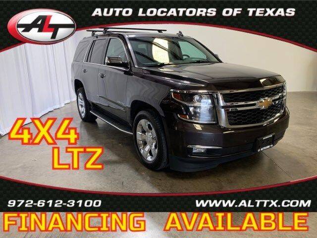 2016 Chevrolet Tahoe for sale at AUTO LOCATORS OF TEXAS in Plano TX