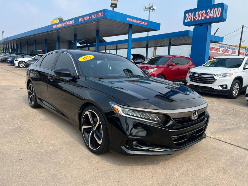 2021 Honda Accord for sale at Auto Selection of Houston in Houston TX