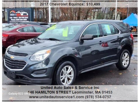 2017 Chevrolet Equinox for sale at United Auto Sales & Service Inc in Leominster MA