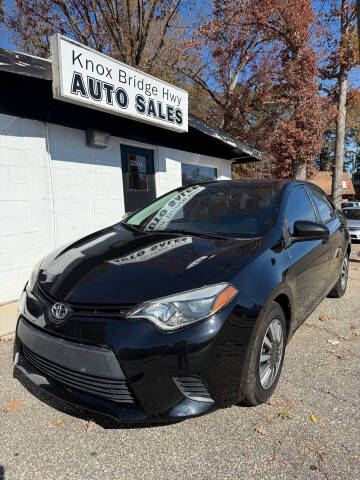 2016 Toyota Corolla for sale at Knox Bridge Hwy Auto Sales in Canton GA