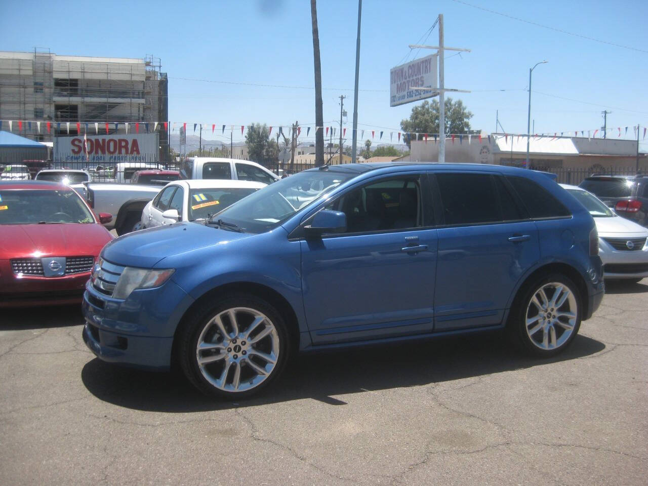 Blue 2010 Ford Edge Sport Sport 4dr Crossover 2