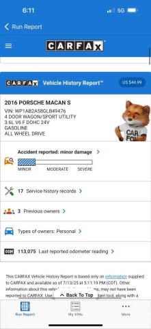 2016 Porsche Macan S