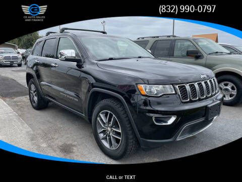 2017 Jeep Grand Cherokee for sale at CE Auto Sales in Baytown TX
