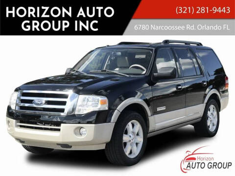 2008 Ford Expedition for sale at HORIZON AUTO GROUP INC in Orlando FL