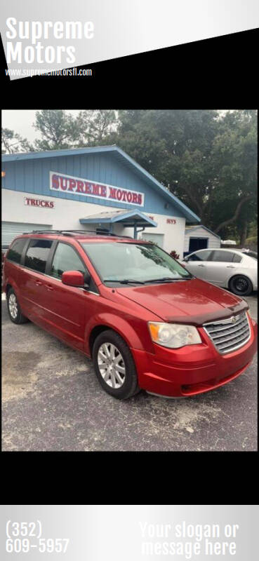2008 Chrysler Town and Country for sale at Supreme Motors in Tavares FL