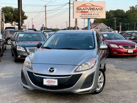 2011 Mazda MAZDA3 for sale at Supreme Auto Sales in Chesapeake VA