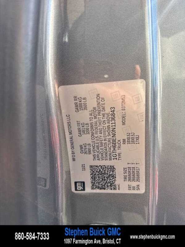 2022 GMC Canyon Elevation Standard