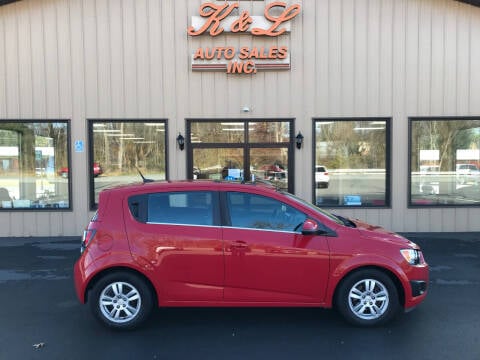 2012 Chevrolet Sonic for sale at K & L AUTO SALES, INC in Mill Hall PA