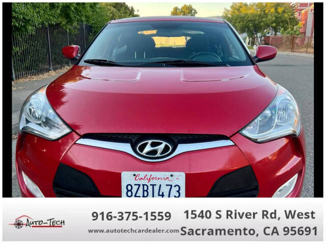 2017 Hyundai VELOSTER for sale at AUTO-TECH in WEST SACRAMENTO, CA