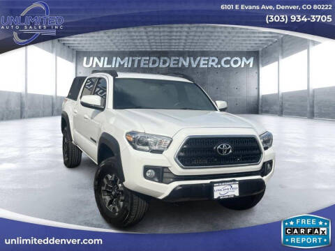 2017 Toyota Tacoma for sale at Unlimited Auto Sales in Denver CO