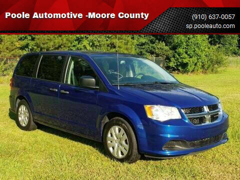 2019 Dodge Grand Caravan for sale at Poole Automotive -Moore County in Aberdeen NC