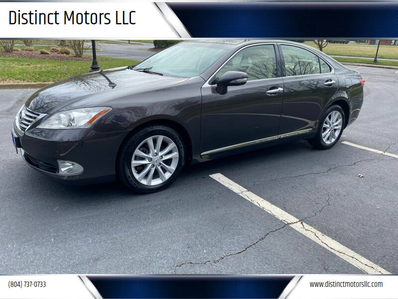 2012 Lexus ES 350 for sale at Distinct Motors LLC in Mechanicsville VA