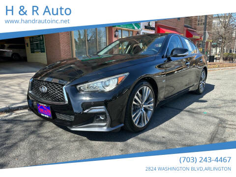 2020 Infiniti Q50 for sale at H & R Auto in Arlington VA