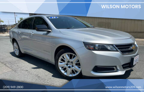 2014 Chevrolet Impala for sale at WILSON MOTORS in Stockton CA