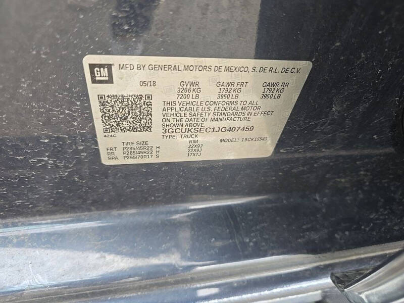 2018 Chevrolet Silverado 1500