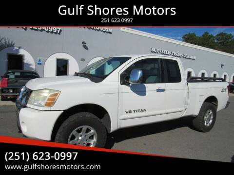 2005 Nissan Titan for sale at Gulf Shores Motors in Gulf Shores AL