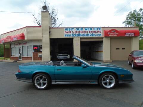 1992 Chevrolet Camaro for sale at Bickel Bros Auto Sales, Inc in Louisville KY