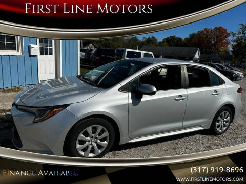 2020 Toyota Corolla for sale at First Line Motors in Jamestown IN