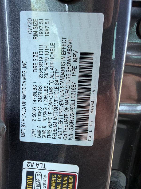 2020 Honda CR-V Touring