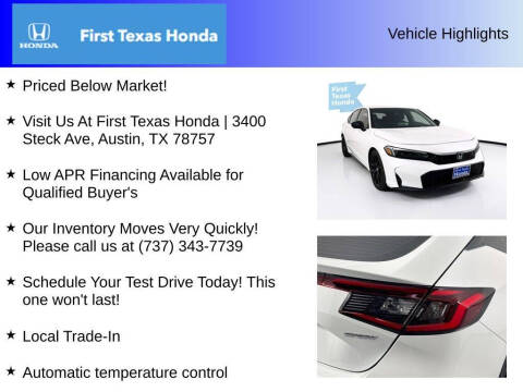 2025 Honda Civic Sport