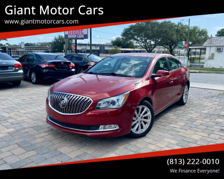 2014 Buick LaCrosse for sale at Giant Motor Cars in Tampa FL