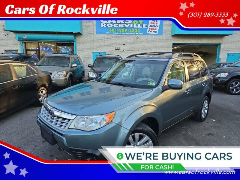 2011 Subaru Forester for sale at Cars Of Rockville in Rockville MD