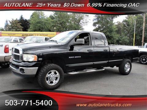 2005 Dodge Ram 2500 for sale at Auto Lane in Portland OR