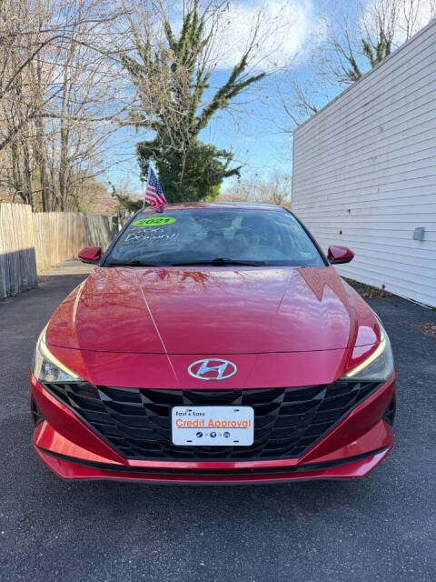 2021 Hyundai ELANTRA for sale at Joes Blvd Auto Sales in Hopewell, VA