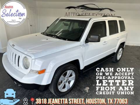 2013 Jeep Patriot for sale at Auto Selection Inc. in Houston TX