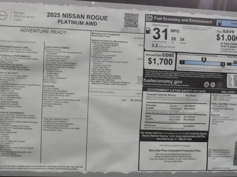 2025 Nissan Rogue Platinum