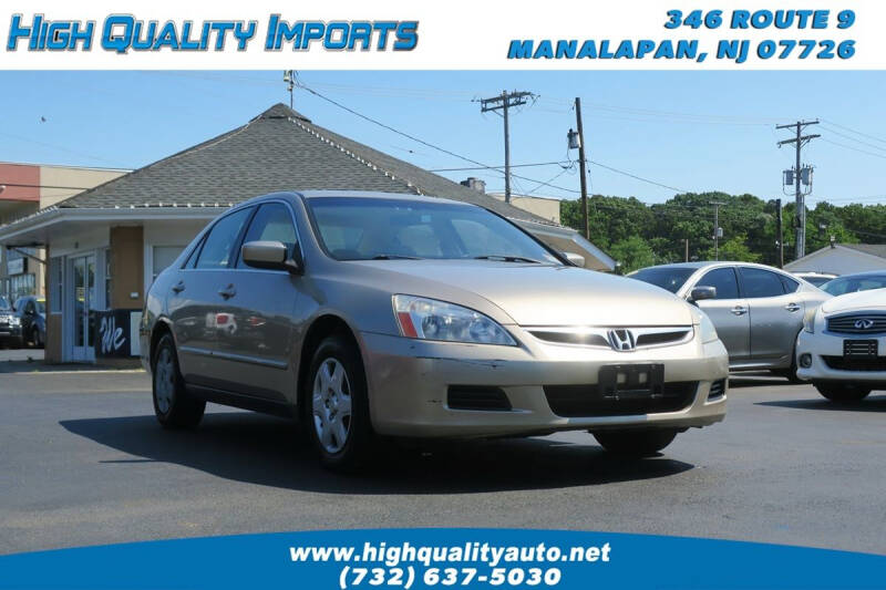 2006 Honda Accord for sale at High Quality Imports in Manalapan NJ
