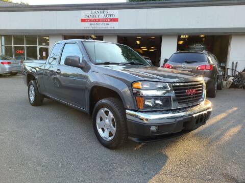 2012 GMC Canyon for sale at Landes Family Auto Sales in Attleboro MA
