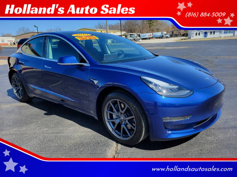 2019 Tesla Model 3 for sale at Holland's Auto Sales in Harrisonville MO