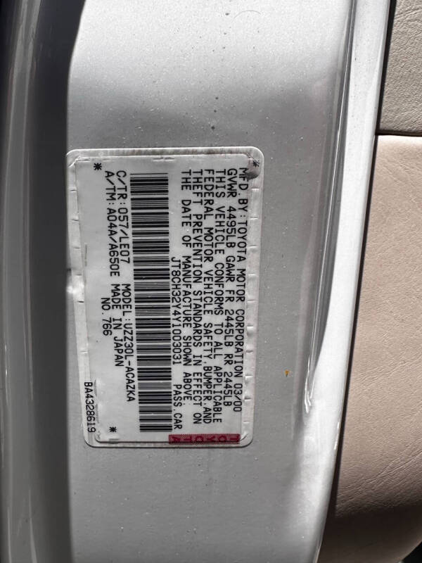 2000 Lexus SC 400