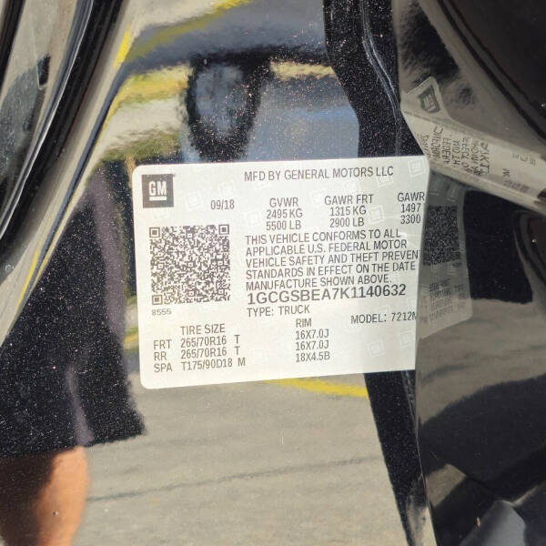 2019 Chevrolet Colorado Work Truck