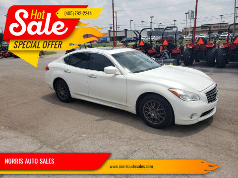 2013 Infiniti M37 for sale at NORRIS AUTO SALES in Oklahoma City OK
