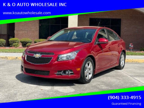 2014 Chevrolet Cruze for sale at K & O AUTO WHOLESALE INC in Jacksonville FL