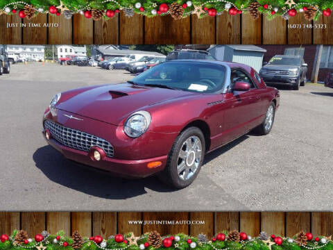 2004 Ford Thunderbird for sale at Just In Time Auto in Endicott NY