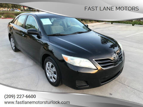 2010 Toyota Camry for sale at Fast Lane Motors in Turlock CA