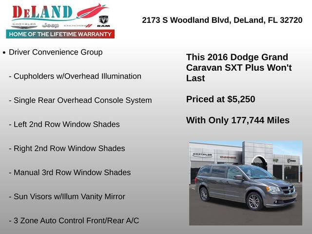2016 Dodge Grand Caravan SXT