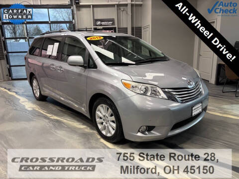 2012 Toyota Sienna for sale at Crossroads Car and Truck - Crossroads Car & Truck - Milford in Milford OH