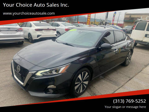 2019 Nissan Altima for sale at Your Choice Auto Sales Inc. in Dearborn MI