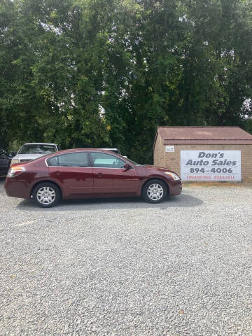 2012 Nissan Altima for sale at Don's Auto Sales in Benson NC