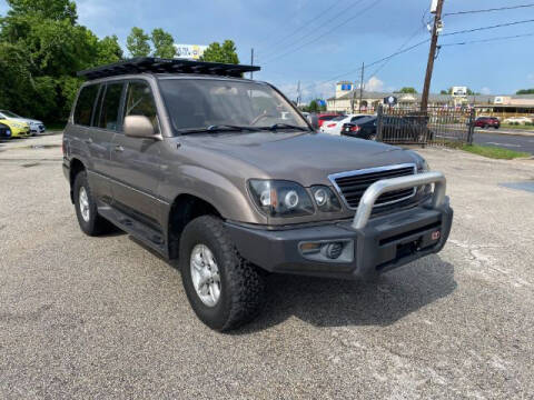 2000 Lexus LX 470 for sale at AUTO VALUE FINANCE INC in Houston TX