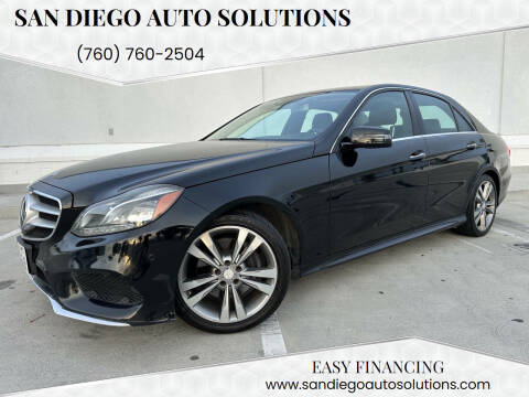 2014 Mercedes-Benz E-Class for sale at San Diego Auto Solutions in Oceanside CA